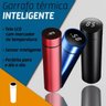Garrafa Termica AÇO INOX com Termometro Digital 500ML LED Medidor de Temperatura Escolar Academia -  - 4
