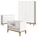 Ver imagem 1 de Quarto de Bebê Classic Elfe Branco Amadeirado