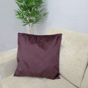 Ver imagem 2 de Kit 2 Capas Almofadas Luxo 50 X 50cm com Ziper Glamour Bordo