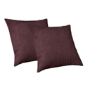 Ver imagem 1 de Kit 2 Capas Almofadas Luxo 50 X 50cm com Ziper Glamour Bordo