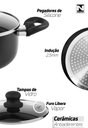 Ver imagem 2 de Panela caçarola indução Revestimento cerâmico 24cm Relobraz - Preto
