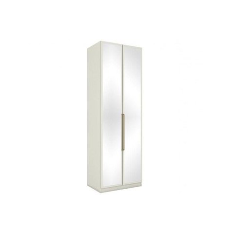 Módulo de Quarto Solteiro Guarda Roupa MC04 Seletto C- 2 Portas e 3 Gavetas C- Espelho Areia - Henn