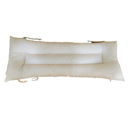 Almofada Futon para Cadeira e Banco 150x40 Liso:palha - 1