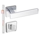 Ver imagem 1 de Fechadura Metro Light 55 Quadrada Banheiro Cromada C.Arr