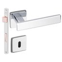 Ver imagem 1 de Fechadura Metro Light 55 Quadrada Interna Cromada C.Arr