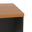 Ver imagem 6 de Mesa para Escritório com Tampo 25mm Verbena - Preto e Naturale