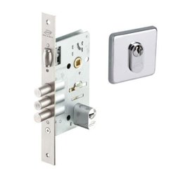 Fechadura Rolete 4910 Multiponto Quadrada Cromada - 1