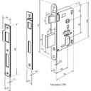 Ver imagem 3 de Fechadura Hato 2 Quadrada Externa Inox Polido C.Reto