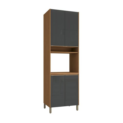 Armário de Cozinha Torre Quente 4 Portas 70cm C/ Pes Cb1376 Vibra Kappesberg