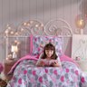 Edredom Infantil Solteiro Estampado 100% Algodão Kitty Girl Vivaldi Kids Sul Brasil - 2