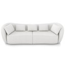 Ver imagem 3 de Sofá 3 Lugares para Sala Living Orgânico 212cm Eça P08 Bouclê Branco - Lyam Decor