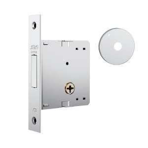 Fechadura Stam 1002 Roseta Inox Auxiliar