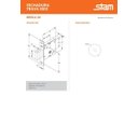 Ver imagem 2 de Fechadura Stam 1002 Roseta Inox Auxiliar