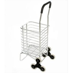 Carrinho Dobravel De Aluminio 6 Rodas Sobe Escada Compras - 2 Carrinho Dobravel De Aluminio 6 Rodas Sobe Escada Compras - 2