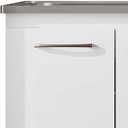 Ver imagem 5 de Balcão de Cozinha 120 Cm 3 Portas 1 Gaveta S/ Tampo Franca Branco