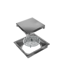 Ver imagem 2 de Ralo Quattro Vistta Mini Escovado Mozaik - Rvis1020