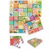 Kit Tapete Educativo 60x60cm Infantil Eva Alfabeto Tatame Bebe Montavel com 4 Placas - 4