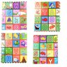 Kit Tapete Educativo 60x60cm Infantil Eva Alfabeto Tatame Bebe Montavel com 4 Placas - 1