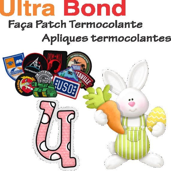ULTRA Bond - Termocolante Forte Bordado e Patch - 31 CM - 5 METROS - 4
