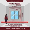 Ver imagem 5 de Persiana Rolô Tela Solar 1% - ( Largura 120 X Altura 220cm )