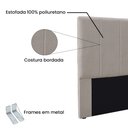 Ver imagem 4 de Cabeceira Cama Box Queen 160 Cm Arizona Linho Areia S04 - D'Rossi