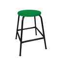 Ver imagem 1 de Banco Baixo 45 Cm de Metal Empilhavel Assento Plástico Verde