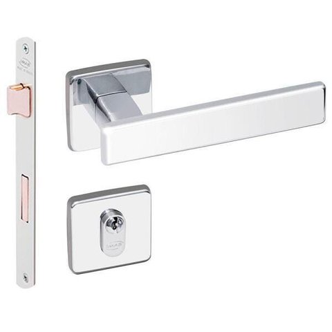 Fechadura Metro Light 55 Quadrada Externa Cromada C.Arr