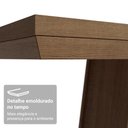Ver imagem 6 de Mesa de Jantar 5364J32MO 6 Lugares Retangular MDF Rustic Branco Madesa 160cm
