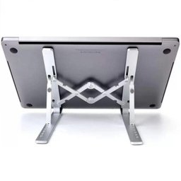 Suporte ajustavel para notebook Portátil em aluminio laptop macbook ergonomico slim dobravel - 2