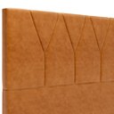 Ver imagem 7 de Cabeceira Cama Box Casal King 195 Cm Aurora W01 Couríssimo Canela - Lyam Decor