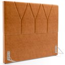 Ver imagem 1 de Cabeceira Cama Box Casal King 195 Cm Aurora W01 Couríssimo Canela - Lyam Decor