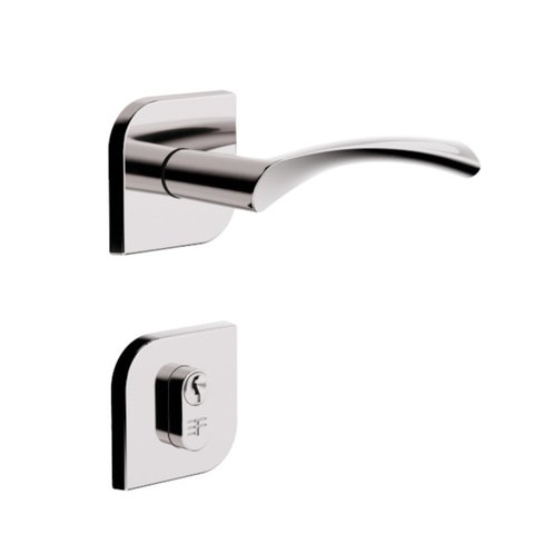 Fechadura Roseta Design Externa 40mm Cromado 735e11955cr 3f