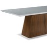 Mesa de Jantar Prisma Retangular - Tampo de Madeira e Vidro - Comprimento: 180xProfundidade: 100 - 3