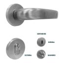 Ver imagem 4 de Fechadura Seti 106-z Cromado 55mm Banheiro - Rodrigues