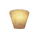 Ver imagem 1 de Arandela Retro Cone Vivare Md-2001 Cúpula em Tecido 25-26x13cm - Bivolt Rustico-bege 127-220v
