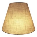 Ver imagem 6 de Arandela Retro Cone Vivare Md-2001 Cúpula em Tecido 25-26x13cm - Bivolt Rustico-bege 127-220v