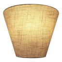 Ver imagem 4 de Arandela Retro Cone Vivare Md-2001 Cúpula em Tecido 25-26x13cm - Bivolt Rustico-bege 127-220v
