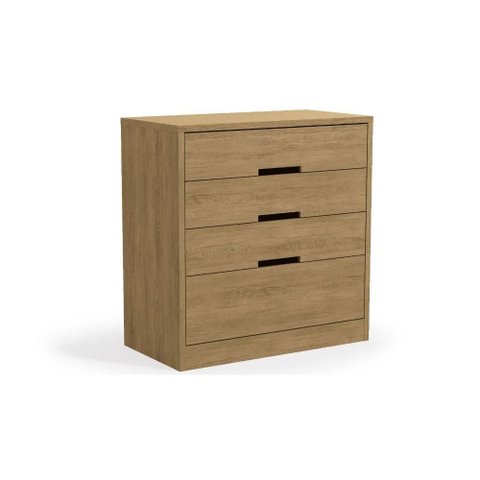 Cômoda Casal S824 C/ 4 Gavetas Canela - Kappesberg