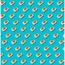 Papel de Parede doce de goma de ovo frito em azul - 1