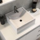 Ver imagem 6 de Conjunto Gabinete Banheiro Prisma 80cm Gabinete + Cuba + Espelheira com Vidro Branco Inteiro