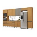 Ver imagem 3 de Armário de Cozinha Modulada Completa Reta 12 Peças 3,80m Maxxi Kappesberg