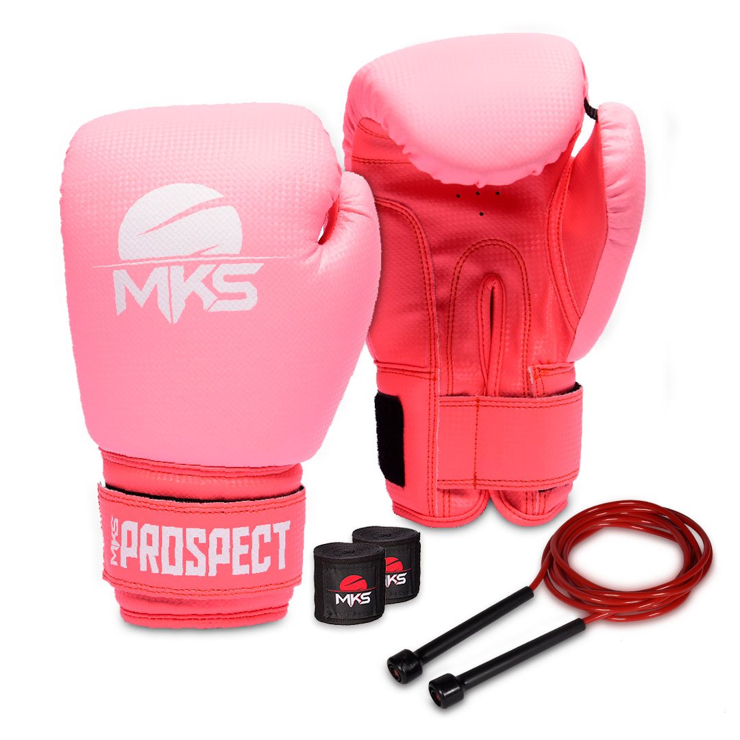 Tenue De Boxe Enfant Winying - Set Gilet + Short + Gants - Imprimé Lettres Brillantes - Pour Entraînement Muay Thai