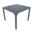 Ver imagem 1 de Mesa Quadrada Haiti 80cm Tampo Ripado em Alumínio Cozinha Edícula Trama Original