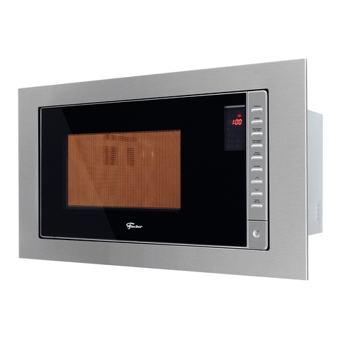Micro-ondas de Embutir Fischer Fit Line 25 Litros com Função Descongelar Inox 34900-98440 220v