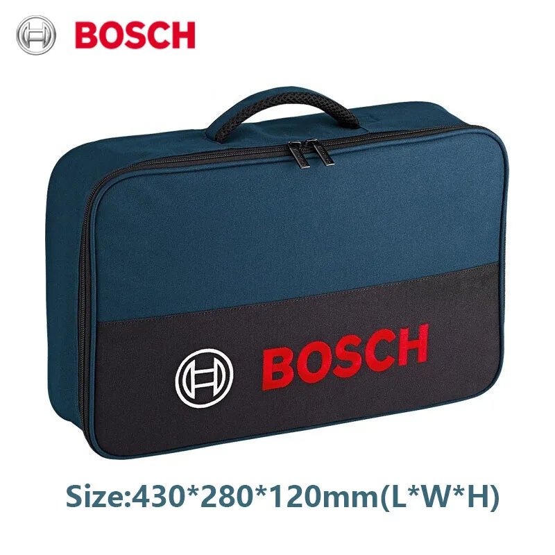 Bosch-bolsa de Ferramentas Portátil Durável, Chave de Fenda Elétrica, Chave de Perfuração, Bolsa Ran