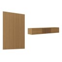 Ver imagem 2 de Rack Ripado com Painel TV até 60 Polegadas 160CMX230CM Aruá CabeCasa MadeiraOriginals Marrom Jatobá