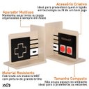 Ver imagem 6 de Aparador de Livros Controle Nintendo Famicom Presente Geek