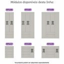 Ver imagem 7 de Quarto de Bebê Completo com Berço Americano 3 em 1 Teddy Multimóveis MP4644 - Off White