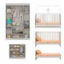 Ver imagem 5 de Quarto de Bebê Completo com Berço Americano 3 em 1 Teddy Multimóveis MP4644 - Off White