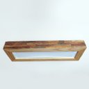 Ver imagem 1 de Luminária Lustre Pendente Rústico Madeira Led Lustre 40w